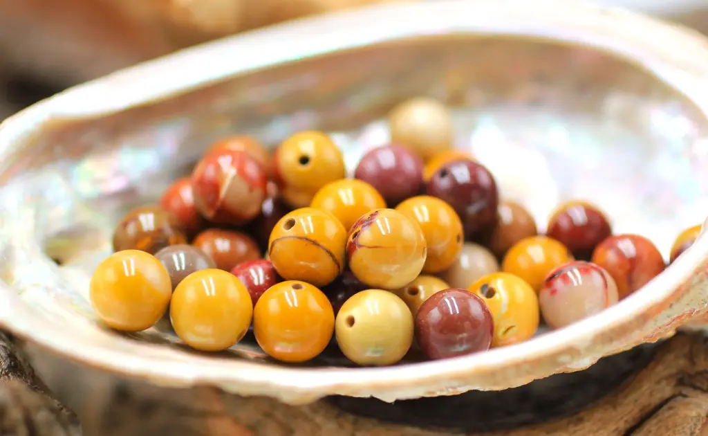 Perle 8mm en Jaspe mokaïte