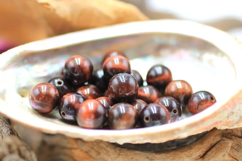 Perle 10mm en Œil de taureau