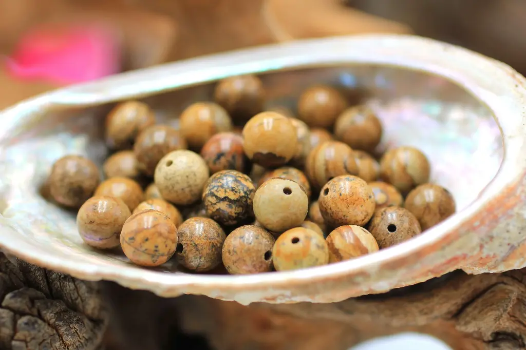 Perle 8mm en Jaspe paysage