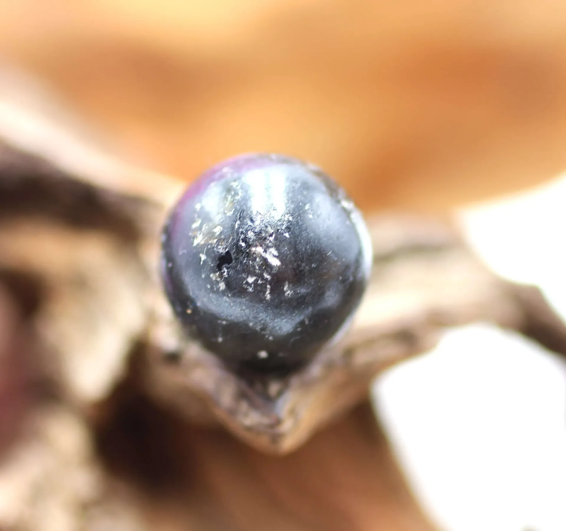 Sphère en Tourmaline noire