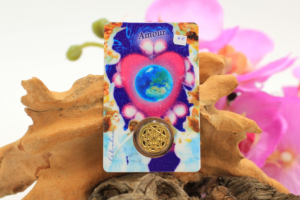 Carte médaille Amour
