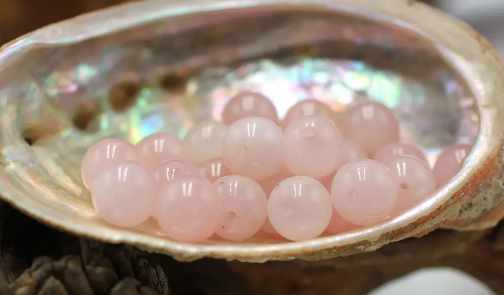 Perle 10mm en Quartz rose