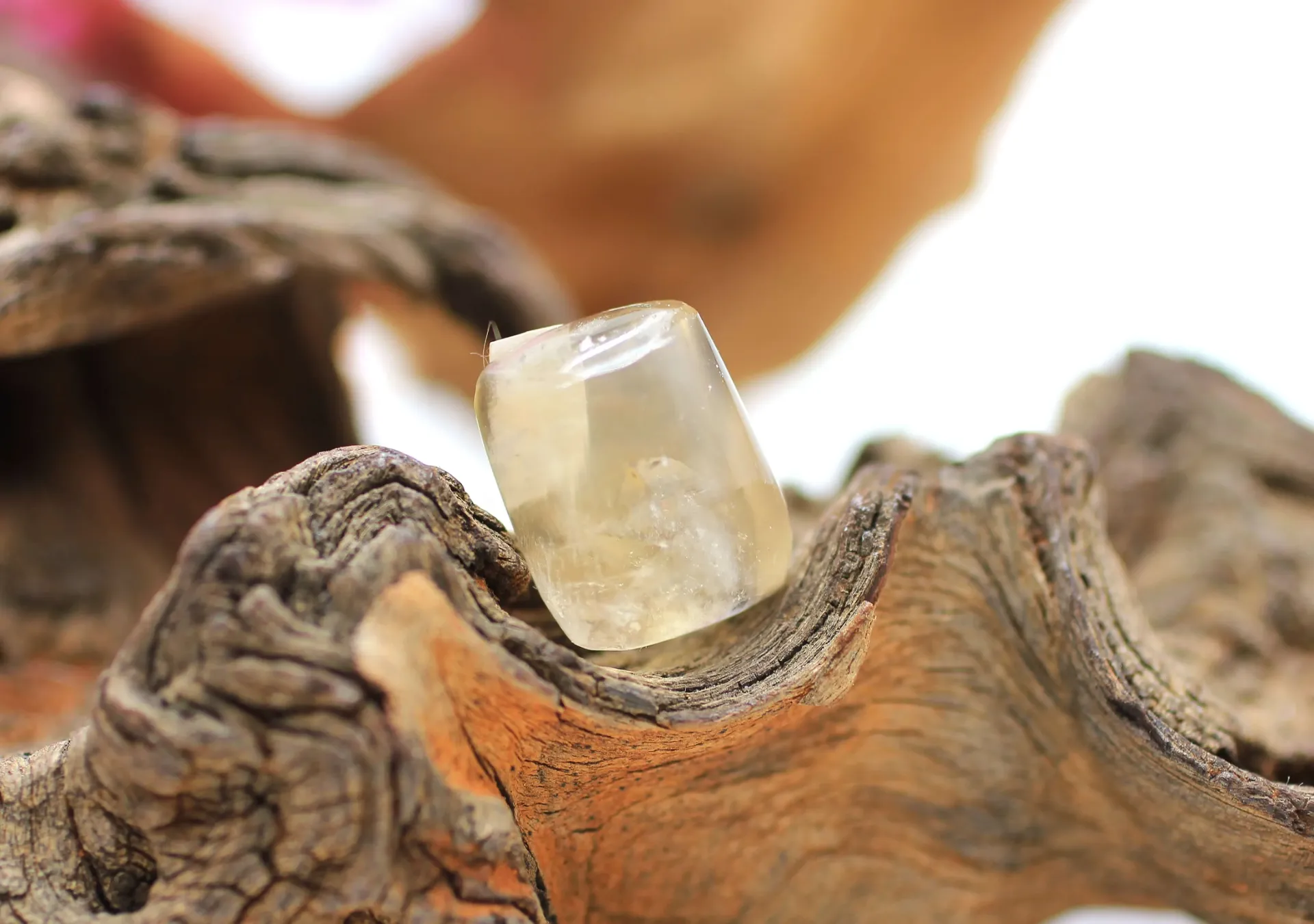 Citrine naturelle roulée