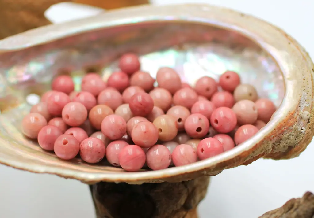 Perle 6mm en Rhodonite rose