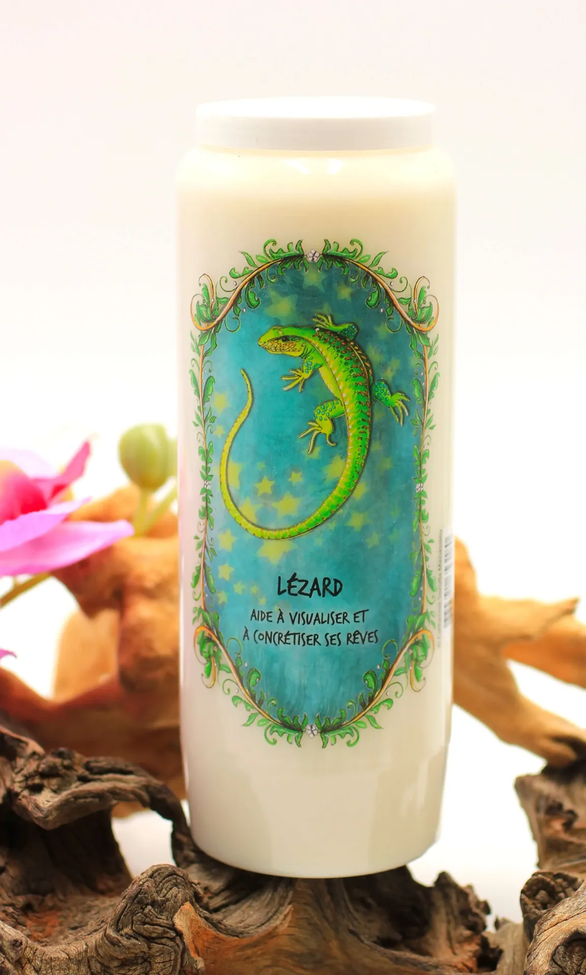 Bougie neuvaine Lézard