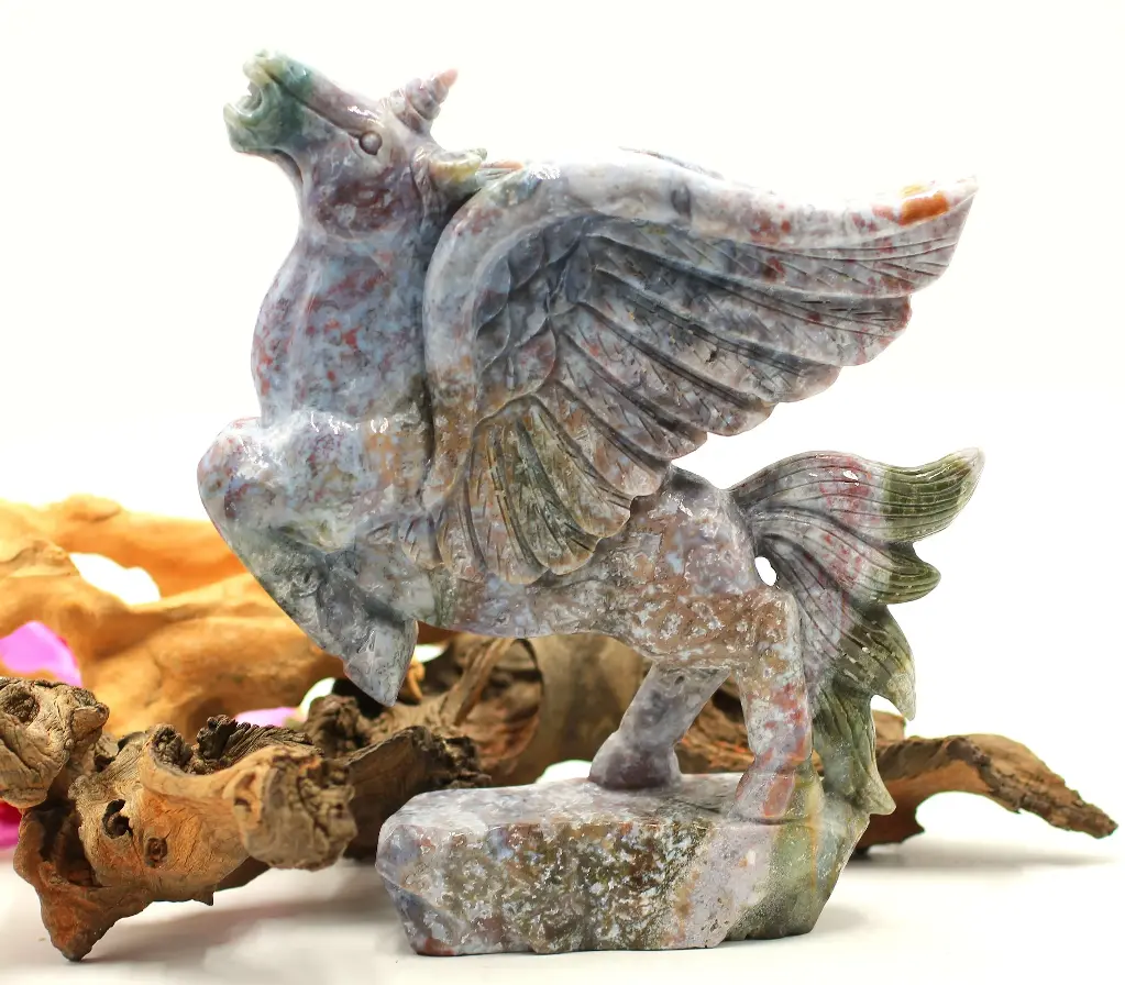 Pégase en Jaspe océan