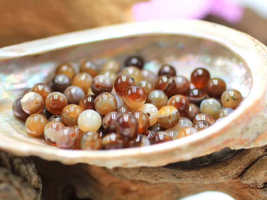 Perle 6mm en Sardonyx