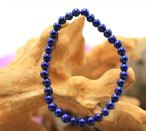 Bracelet en perles 4mm en Lapis-Lazuli