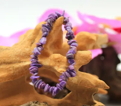 Bracelet baroque en Charoïte