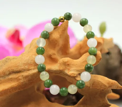 Bracelet en perles 8mm "Chance"