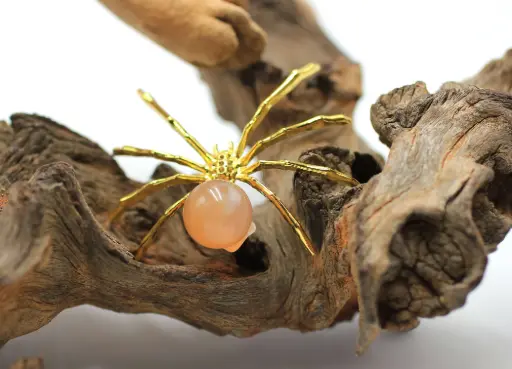 Araignée en Cornaline