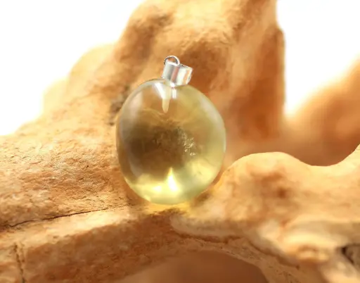 Pendentif en Citrine naturelle