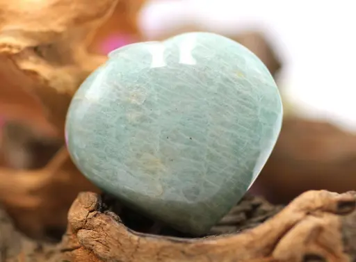 Cœur en Amazonite