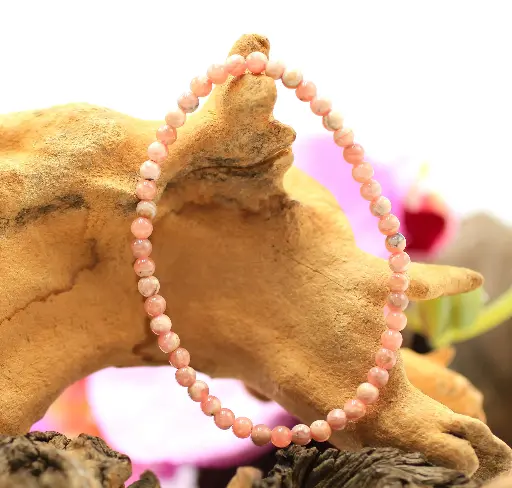 Bracelet en perles 3,5-4,5mm en Rhodochrosite