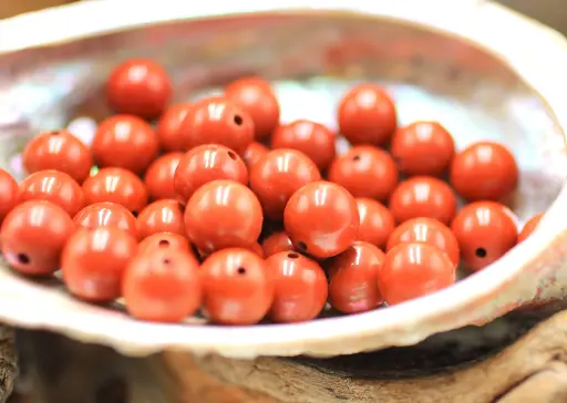 Perle 8mm en Jaspe rouge
