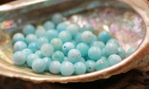 Perle 6mm en Hémimorphite