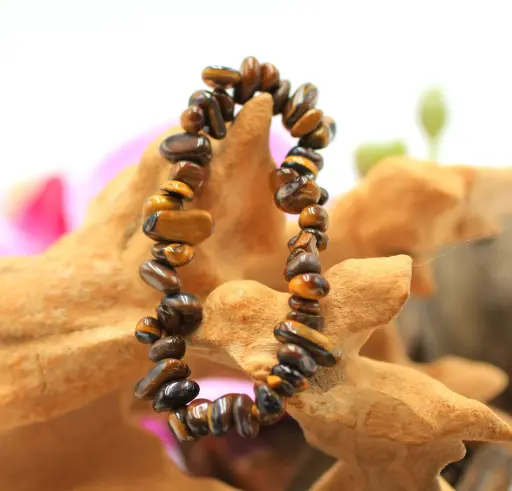 Bracelet baroque en Œil de tigre