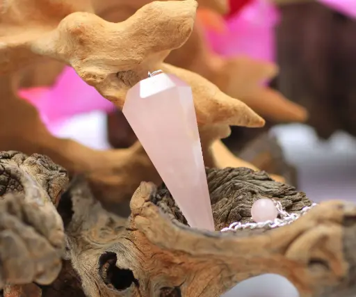 Pendule en Quartz rose