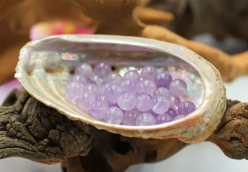 Perle 8mm en Améthyste lavande