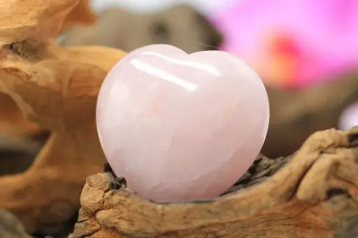 Cœur en Quartz rose