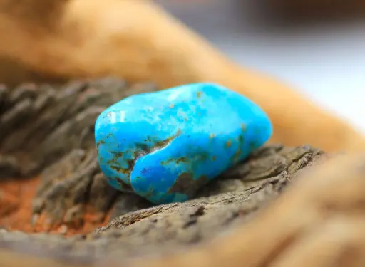 Turquoise roulée