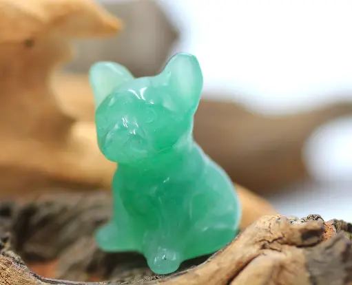 Bulldog en Aventurine verte