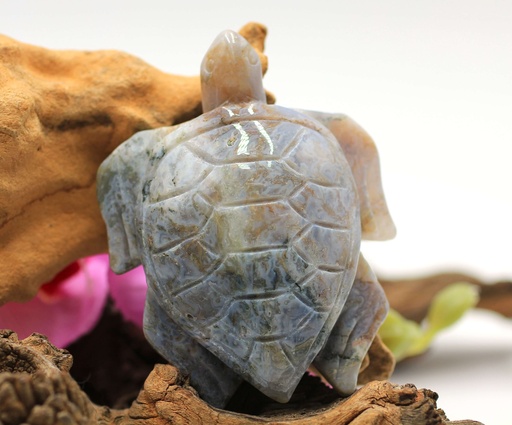 Tortue en Agate mousse