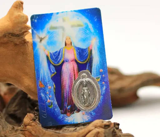 Carte médaille Marie