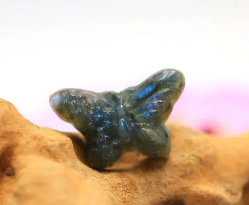 Papillon en Labradorite