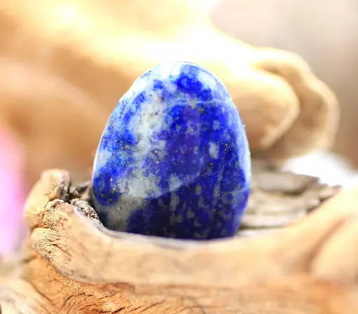 Pendentif foré en Lapis-Lazuli
