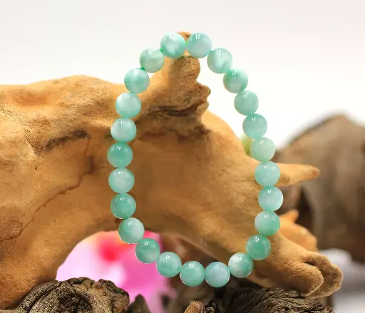 Bracelet en perles 8mm en Garniérite