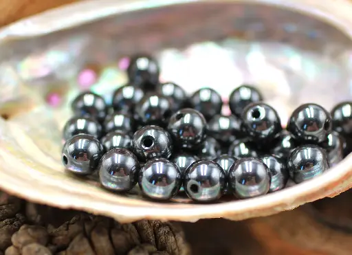 Perle 8mm en Hématite