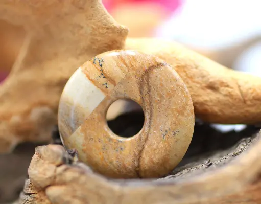 Pendentif donut en Jaspe paysage (copie)