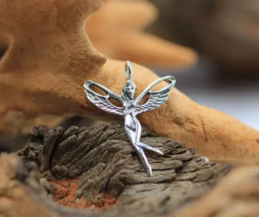 Pendentif Fée en Argent 925