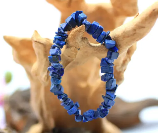 Bracelet baroque en Lapis-Lazuli