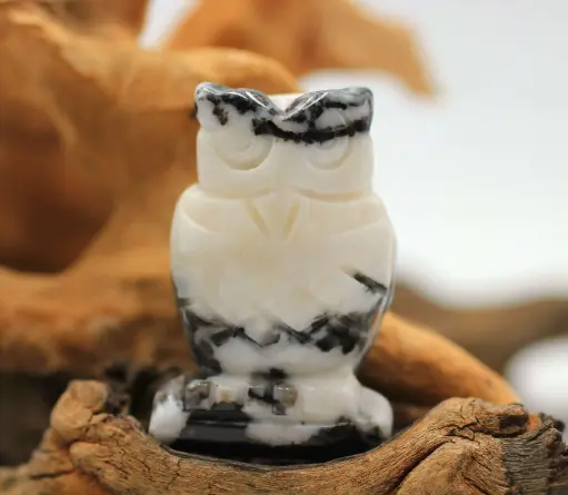 Hibou en Jaspe zèbre