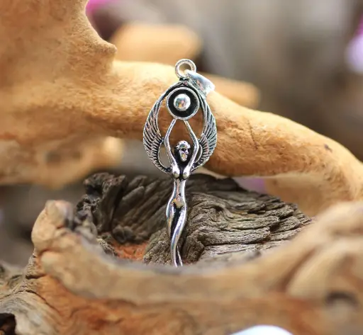 Pendentif Déesse de la Fertilité en Argent 925