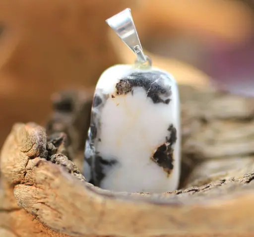 Pendentif en Jaspe zèbre