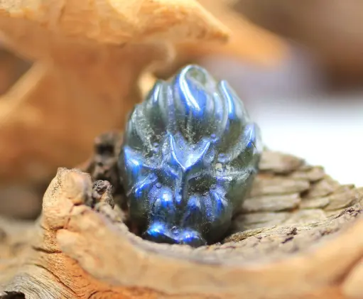 Renard à neufs queues en Labradorite
