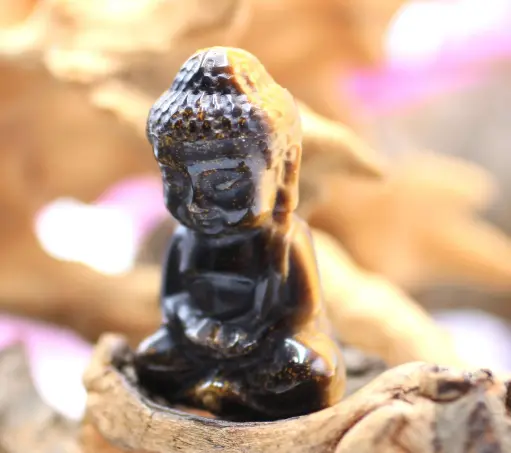 Bouddha en Œil de tigre