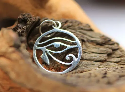 Pendentif Œil d'Horus (Œil Oudjat) en Argent 925