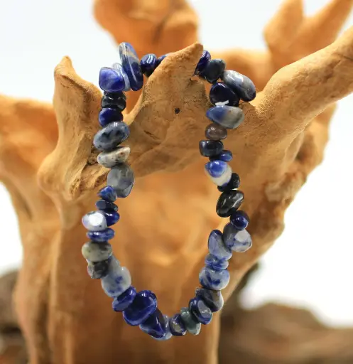 Bracelet baroque en Sodalite