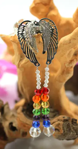 Attrape Soleil Aile d'ange et 7 chakras