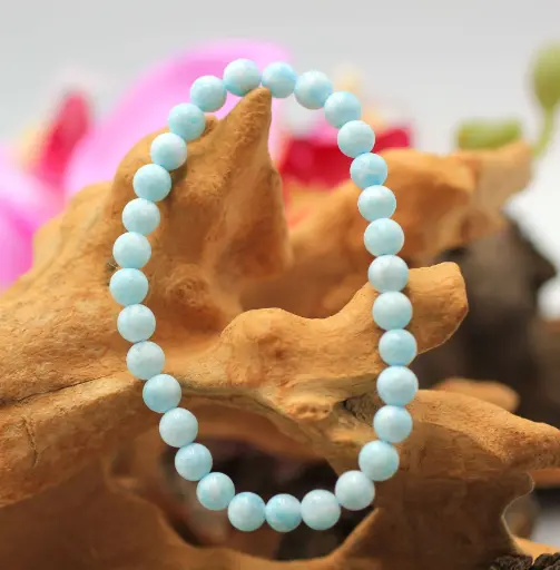 Bracelet en perles 6mm en Hémimorphite