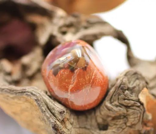 Agate indienne roulée