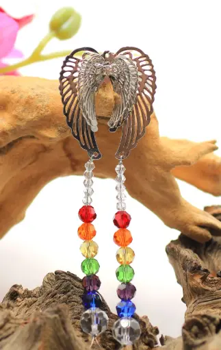 Attrape Soleil Aile d'ange et 7 chakras