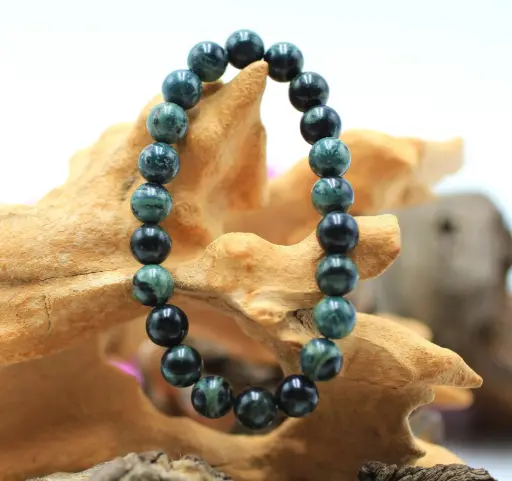 Bracelet en perles 8mm en Jaspe Kambaba