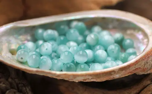 Fil de perles 8mm en Garniérite