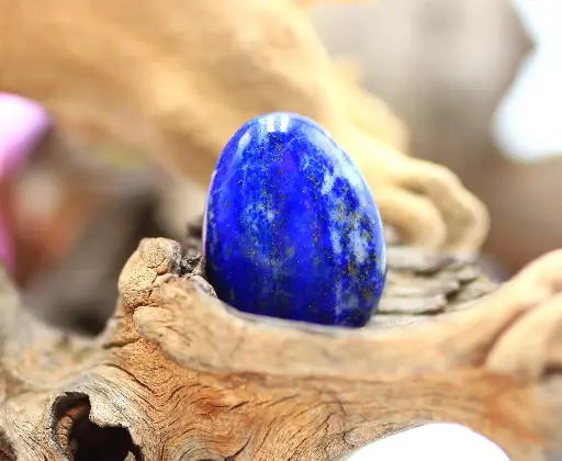 Pendentif foré en Lapis-Lazuli