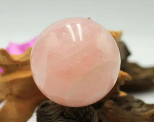 Sphère en Quartz rose